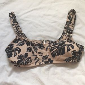 Tropical bikini top